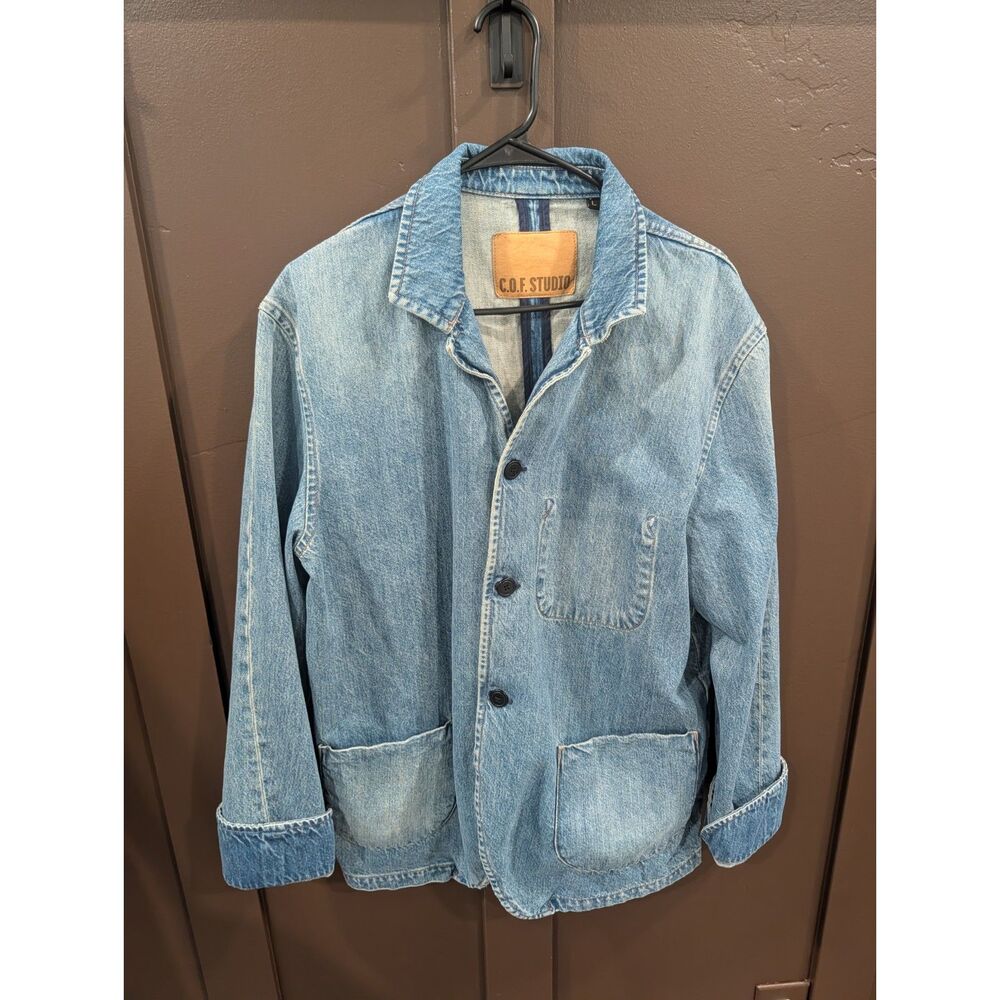 C.O.F. Studio Denim Chore Jacket, Candiani Organic Selvedge Denim